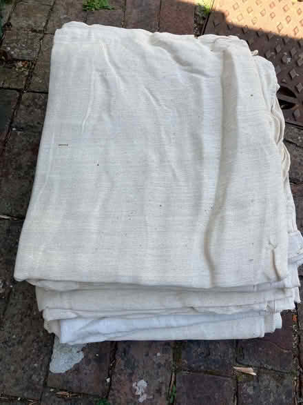 Photo of free 6 Cotton Dust Sheets - various sizes (Lewes BN7) #1