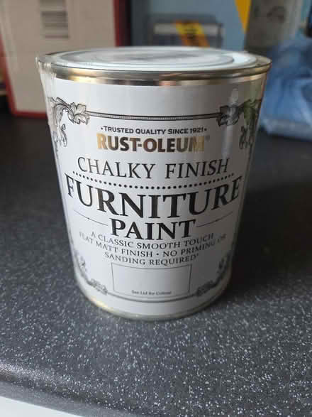 Photo of free Chalky finish paint and lacquer. (Potton SG19) #1