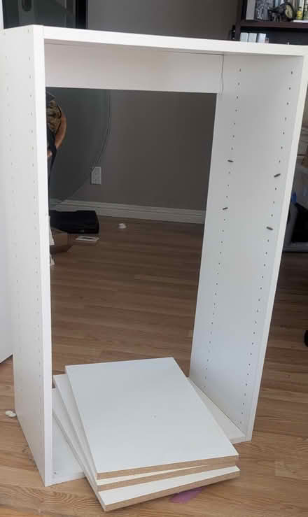 Photo of free White Shelving Unit (South San Jose (Almaden)) #1