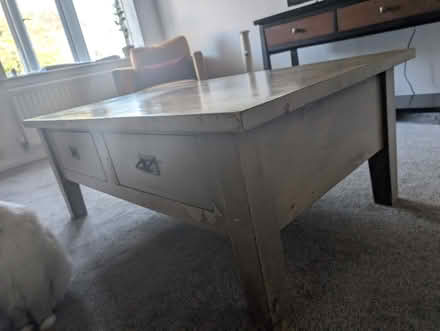 Photo of free 2 drawer coffee table (NE23) #1