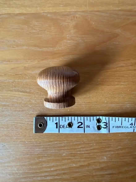 Photo of free 16 small wooden door/drawer knobs (Cold Norton CM3) #3