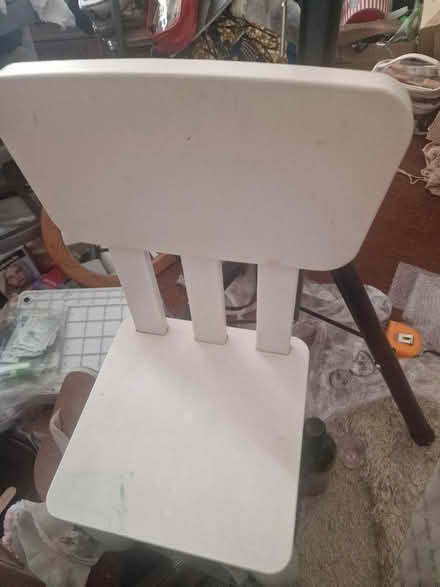 Photo of free White kids chair (Pollards Hill, CR4) #1