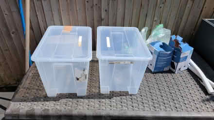 Photo of free Storage Boxes/Plastic Containers (Kingsnorth TN25) #2