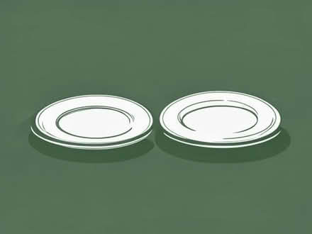 Photo of 2 or 4 dinner plates (Comeytrowe District Ward TA1) #1