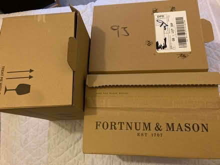 Photo of free Fortnum & Mason cardboard boxes (3) (Leighton Buzzard LU7) #3