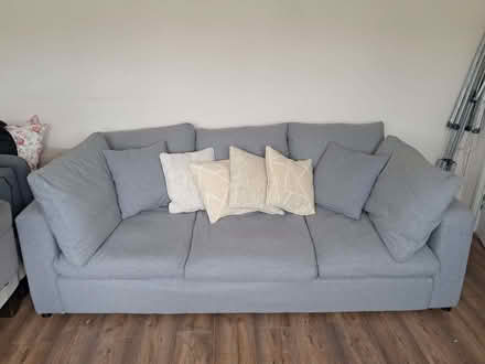 Photo of free Grey 3 seater sofa (Aspley Heath B95) #1
