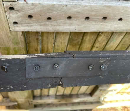 Photo of free 6 seater hardwood outdoor garden table (Rubery B45) #2