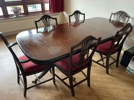 Photo of free Dining table and 6 chairs (Doddinghurst Brentwood) #1