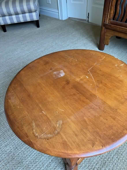 Photo of free 29” wide coffee or side table (Glencoe, IL) #2