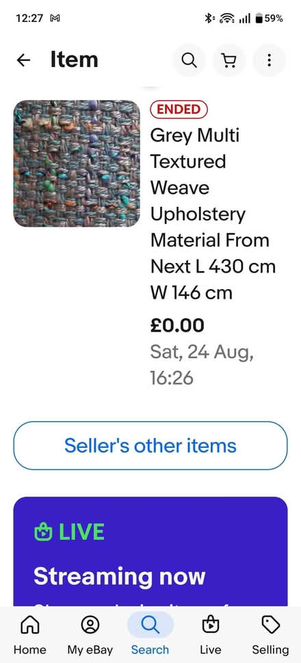 Photo of free Upholstery fabric 430cm x 146cm (Ashton-U-Lyne OL6) #3