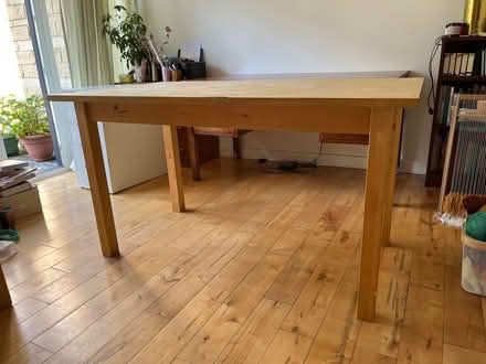 Photo of free Solid wood dining table (Pilton EH4) #1