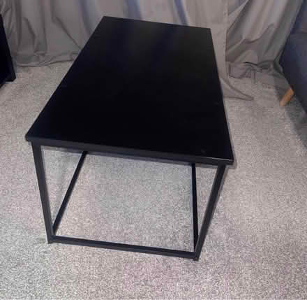 Photo of free Black Wooden Coffee Table (Congleton) #3