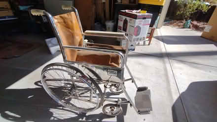 Photo of free Old wheelchair (Cupertino near the post office) #3