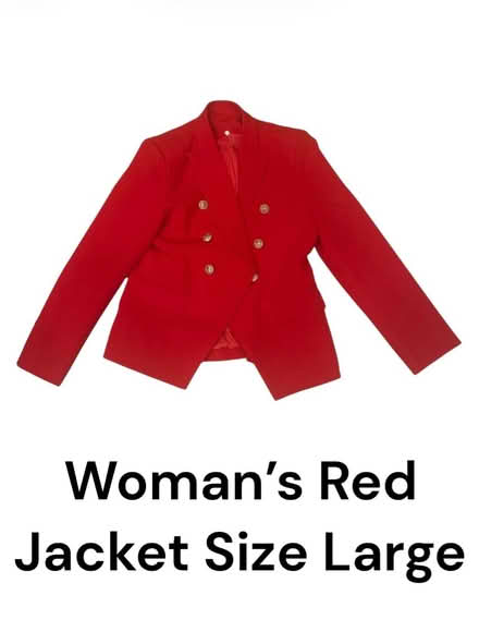 Photo of free Woman’s Red Jacket (Brooklyn Storage) #1
