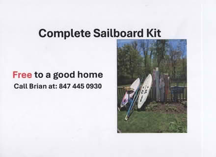 Photo of free sailboards (Grayslake) #1