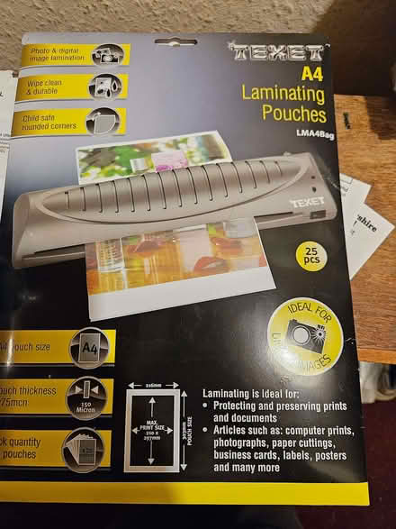 Photo of free laminator (Loughborough LE11) #2