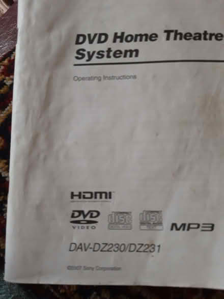 Photo of free Sony Home Theatre System (Malvern WR14) #3