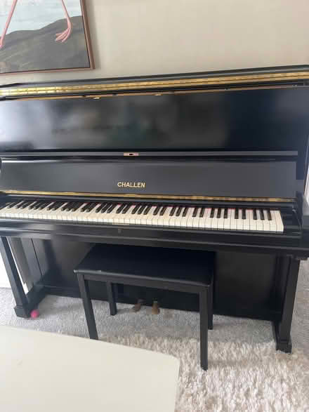 Photo of free Black challen piano and stool (Leeds LS16) #1