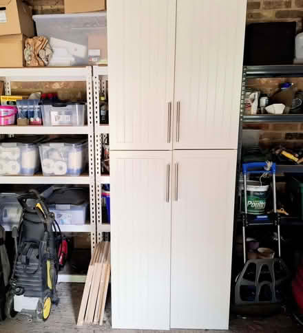 Photo of free Two kitchen/utility room/ playroom/garage cupboards (Burnham Green AL6) #1
