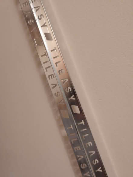 Photo of free 2x 8ft 8mm Chrome Square Edge Metal Trim - Tile mountain (Spinningfields M3) #1