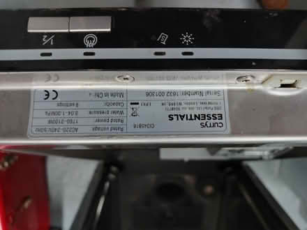 Photo of free Currys Essentials Dishwasher Spares (Tanfield Lea DH9) #2