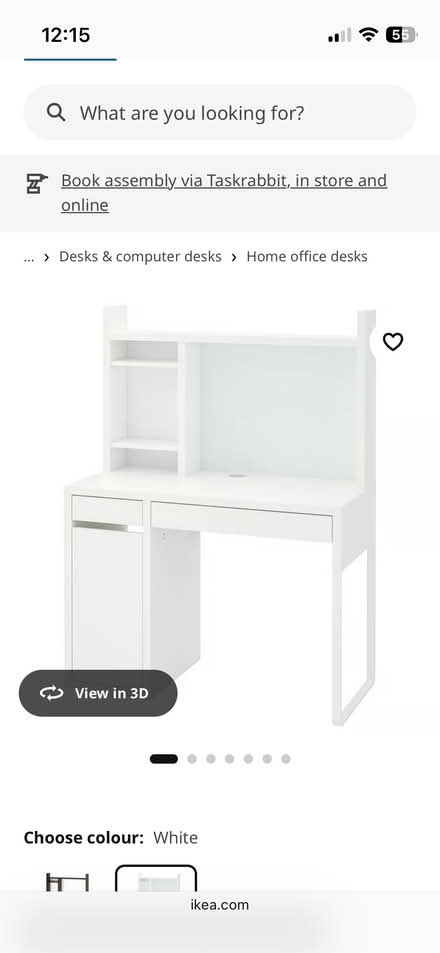 Photo of free IKEA Micke desk unit (Pilton EH4) #3