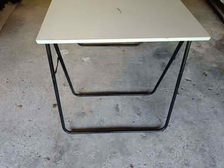 Photo of free Freestanding table with folding legs (Bramhall SK7) #4