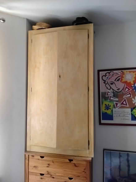 Photo of free Wooden wardrobe (Worlds End SW10) #1