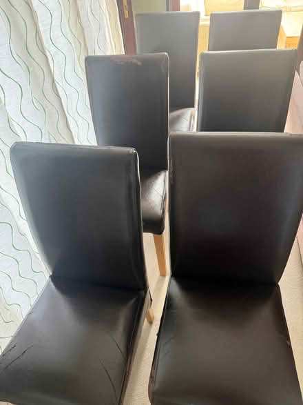 Photo of free 6 dining room chairs (Addingham LS29) #1