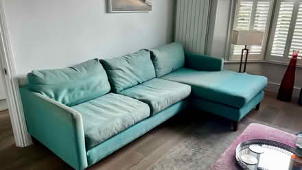 Photo of free L shaped couch (Earlsfield SW18) #1