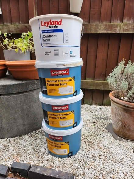 Photo of free Misc Used Tubs of Indoor Paint (Walsall WS1) #1