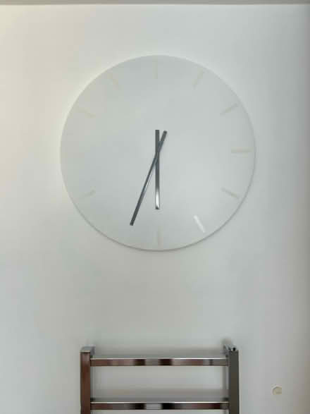 Photo of free Habitat Large White Wall Clock (Brighton) #1