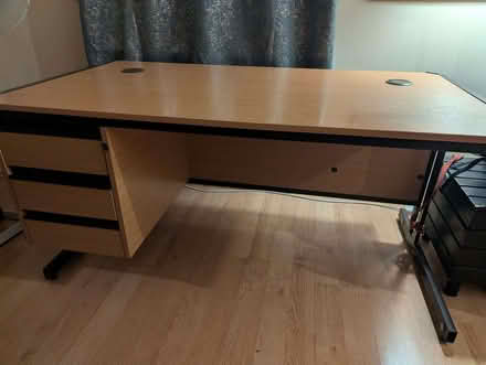 Photo of free Large Work Desk with Drawers (Balham SW12) #1