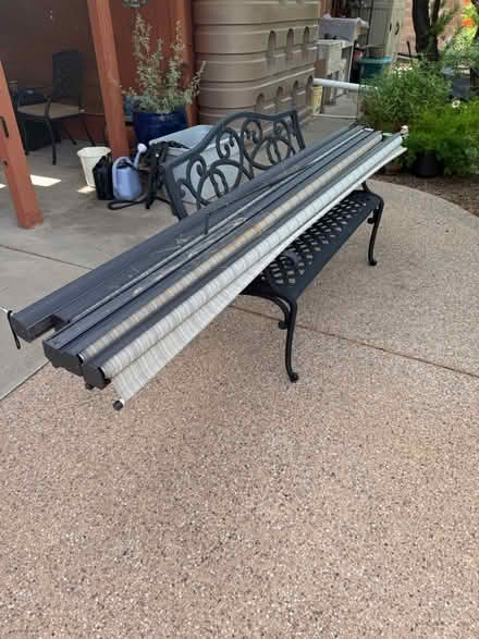 Photo of free patio shades, hardware included (northeast side) #1