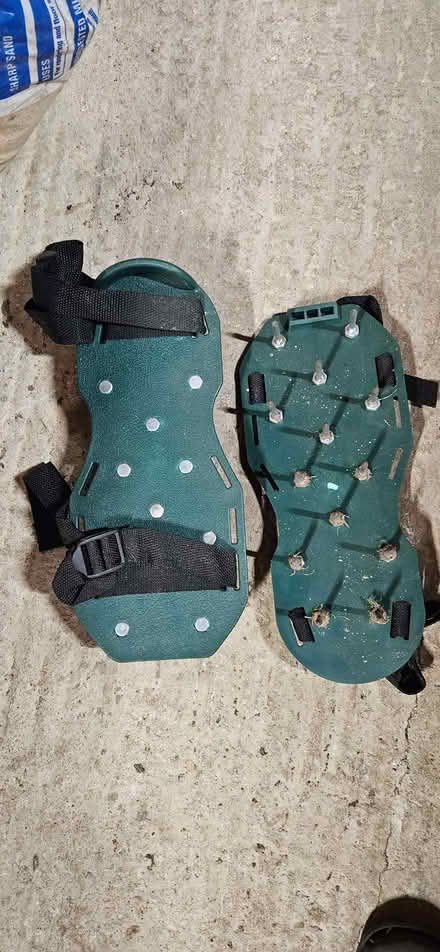 Photo of free Pair of Lawn Aerator Strap-on Spikes (Stanford in the Vale SN7) #1