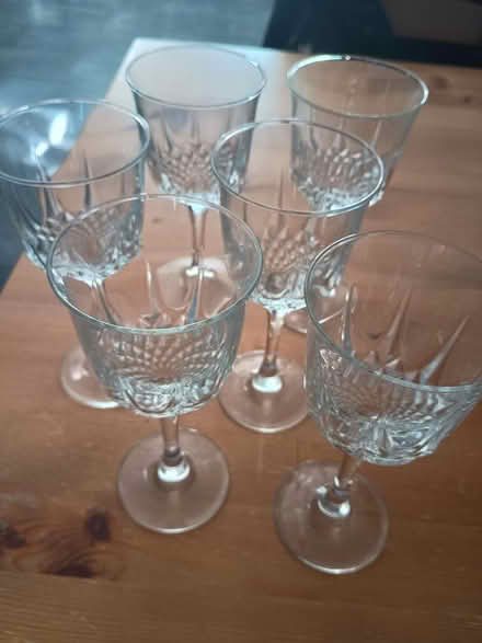 Photo of free 6 crystal cut glasses (york) #1