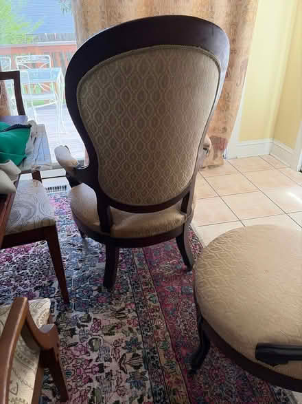 Photo of free Two tufted antique chairs (Annapolis) #2
