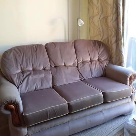 Photo of free Three seater settee (Fleetwood) #1