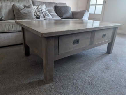 Photo of free 2 drawer coffee table (NE23) #2