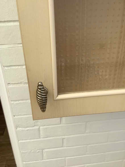 Photo of free Wall cupboard with glass front (BN16 2ER) #2