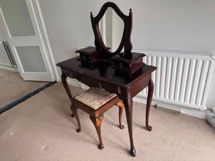 Photo of free Dressing table with stool (Dublin 18) #3