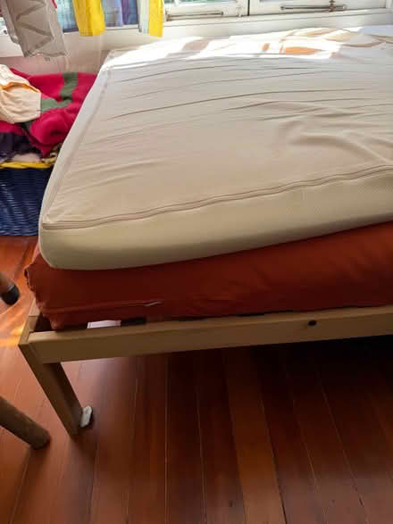 Photo of free Double Wooden Bed Frame plus (Oakland near lake Merritt) #4