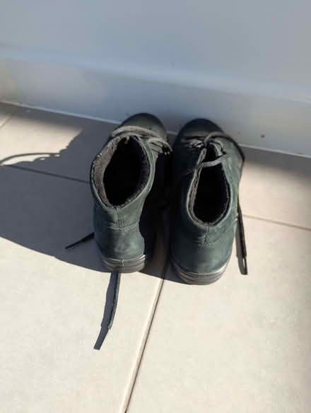 Photo of free Almost new black Ecco shoes - size 5 (West Kensington W14) #2