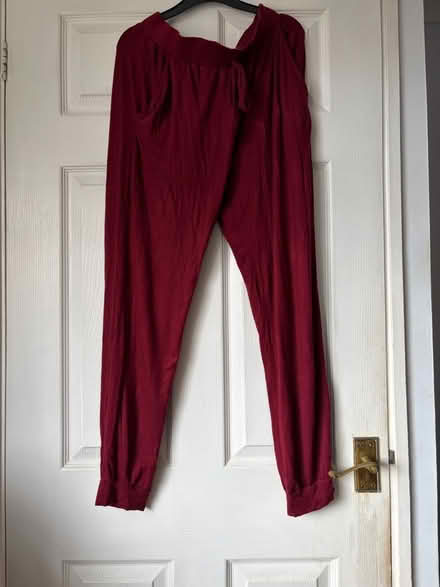 Photo of free Burgundy joggers (Westbury Wilts BA13) #1