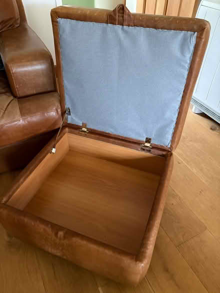 Photo of free 2 Sofas, Armchair & Footstool (Tring HP23) #4