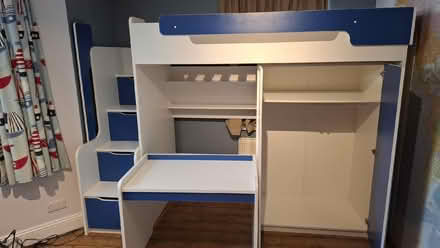 Photo of free Kids loft sleeper bed, built in storage with desk. (Ruislip HA4) #3