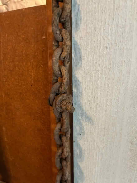 Photo of free Rusty tow hooks and chain (Severna Park) #1
