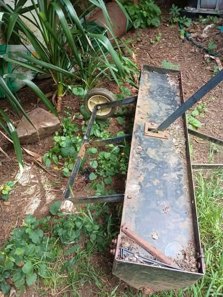 Photo of free Spike Aerator, working but broken wheel, for ride on mower (Billing Road East area NN3) #3