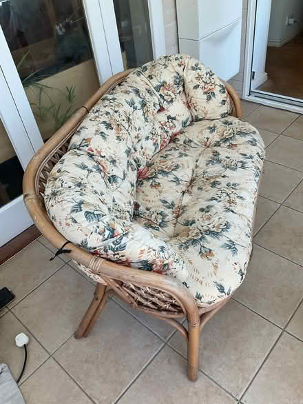 Photo of free Cane sofa (Thorpe St Andrew NR7) #1