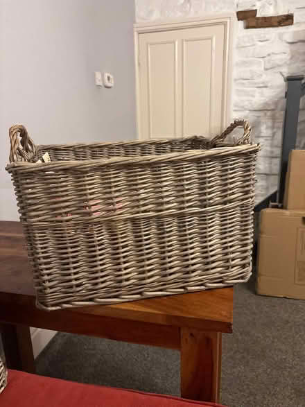 Photo of free Wicker Storage Baskets x 2 (Tonge Moor BL2) #1
